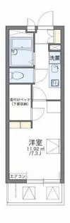 レオパレスNビレッジ南明大寺【3階】の間取り