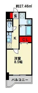 グランド・コスモ【3階】の間取り
