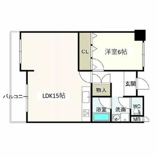 カサ・ディ・イノヤ【4階】の間取り