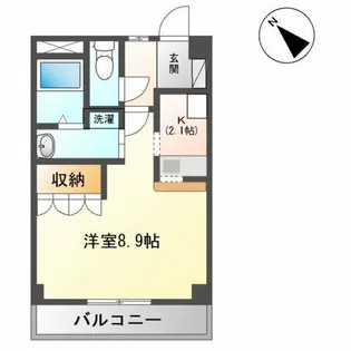 アンベリールM【3階】の間取り