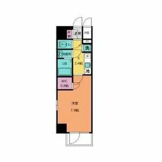 エスリード名城公園プライム【13階】の間取り