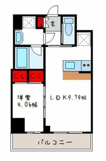プレジオ永和EURO【6階】の間取り
