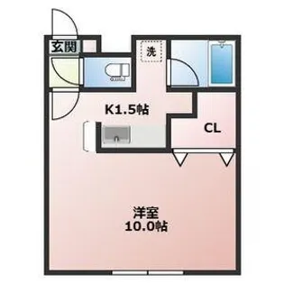 K・R32【4階】の間取り