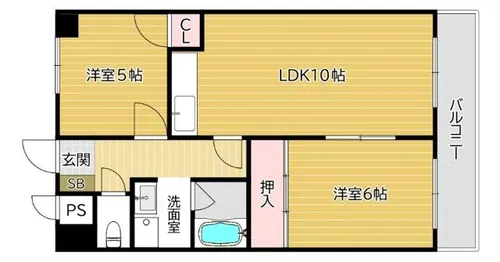 エクセランナビール【7階】の間取り