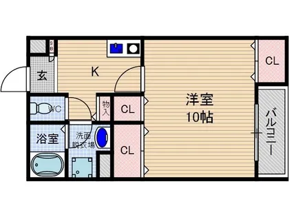 春日丘ヒルズ【205号室】の間取り