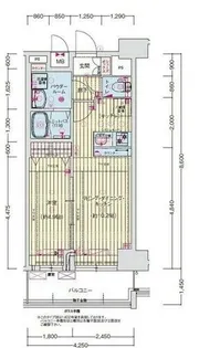 愛知県名古屋市中区上前津1丁目【マンション】の間取り