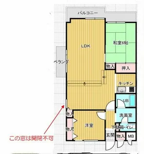 朝日プラザ松原B棟【5階】の間取り