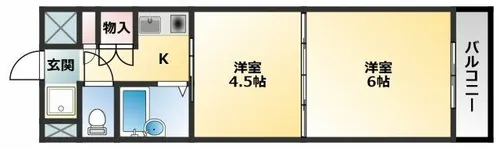 パールナイン【4階】の間取り