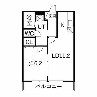 リブエステート井田【2階】の間取り