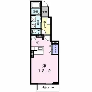セレーノデーア【103号室】の間取り
