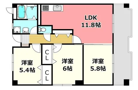メゾン・ド・アイ【305号室】の間取り