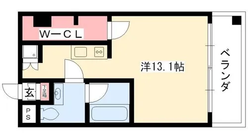 エルブ浄心【0601号室】の間取り