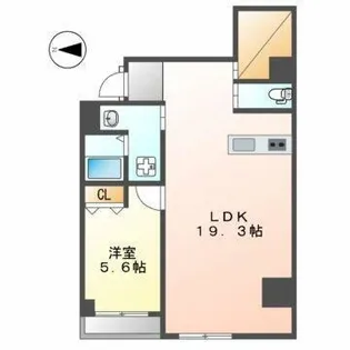 verite覚王山【6階】の間取り