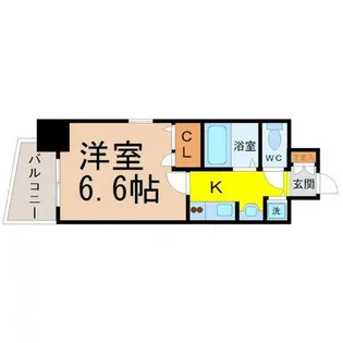 プレサンス大須観音駅前サクシード【5階】の間取り