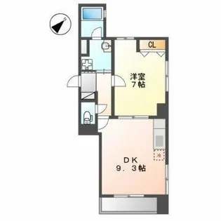 CASA NISHIKAWA【2階】の間取り