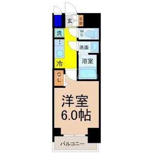 プレサンス桜山駅前アフォード【2階】の間取り