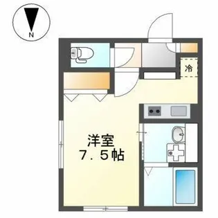 LUORE平安【4階】の間取り