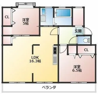 愛知県春日井市柏原町3丁目【マンション】の間取り