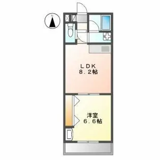 城木館【4階】の間取り