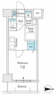 プレイズシード名古屋亀島【2階】の間取り