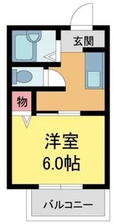 SIESTA【102号室】の間取り