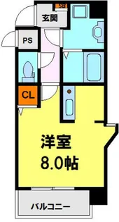 ONLYONE小花2((オンリーワンオバナ)【305号室】の間取り