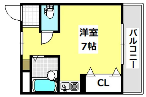 アンフィニィ・橋の内Ⅰ【3階】の間取り