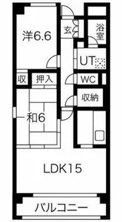 コンフォート西神戸【402号室】の間取り