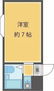 プレアール北田辺Ⅲ【2階】の間取り