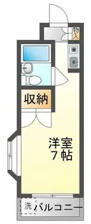 ユニハイム木村【1階】の間取り