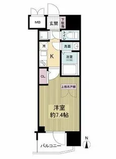 1Kの間取り画像