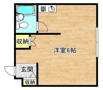 西岡第2ビル【2階】の間取り