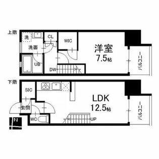 シエルブルー栄【11階】の間取り