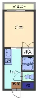 ウイング英【3階】の間取り