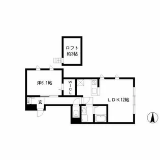 ELVITA【206号室】の間取り
