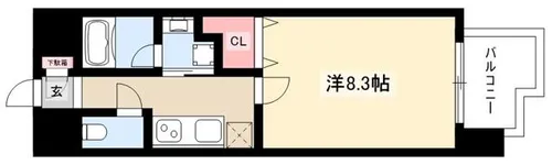 NORITAKE RISE【605号室】の間取り