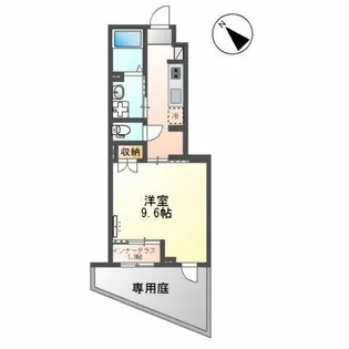 リシェス須玖【1階】の間取り