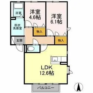 ラフィナート【2階】の間取り