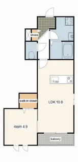 Hebel Maison Verveine【402号室】の間取り