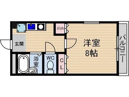 1Kの間取り画像