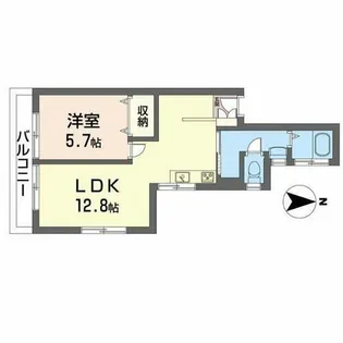 マンション月若【301号室】の間取り
