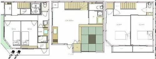 大阪府大阪市東成区中道2丁目【マンション】の間取り