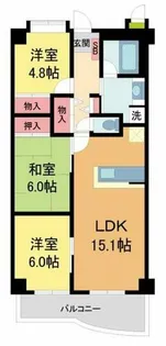 ファーストプライズ【801号室】の間取り