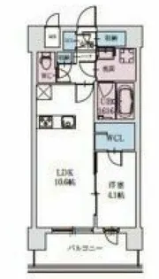 大阪府大阪市旭区千林1丁目【マンション】の間取り