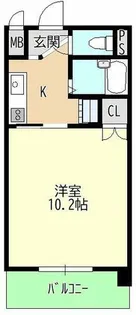 メルヴェーユ小幡I【00505号室】の間取り