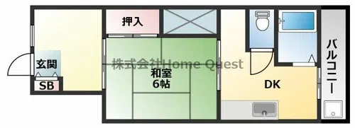 サニーハイツ【1階】の間取り
