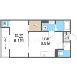 ACT布施(イタンジ最新)【3階】の間取り