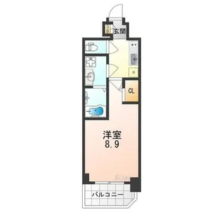 大阪府大阪市東淀川区小松1丁目【マンション】の間取り