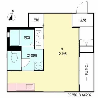 BEREO矢野【2階】の間取り