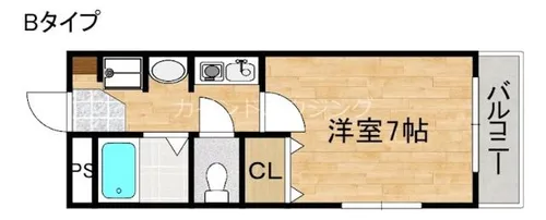 ウインズ12号館【4階】の間取り